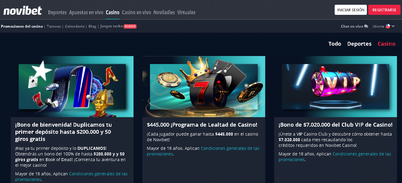 Cómo funciona el bono Novibet en Chile